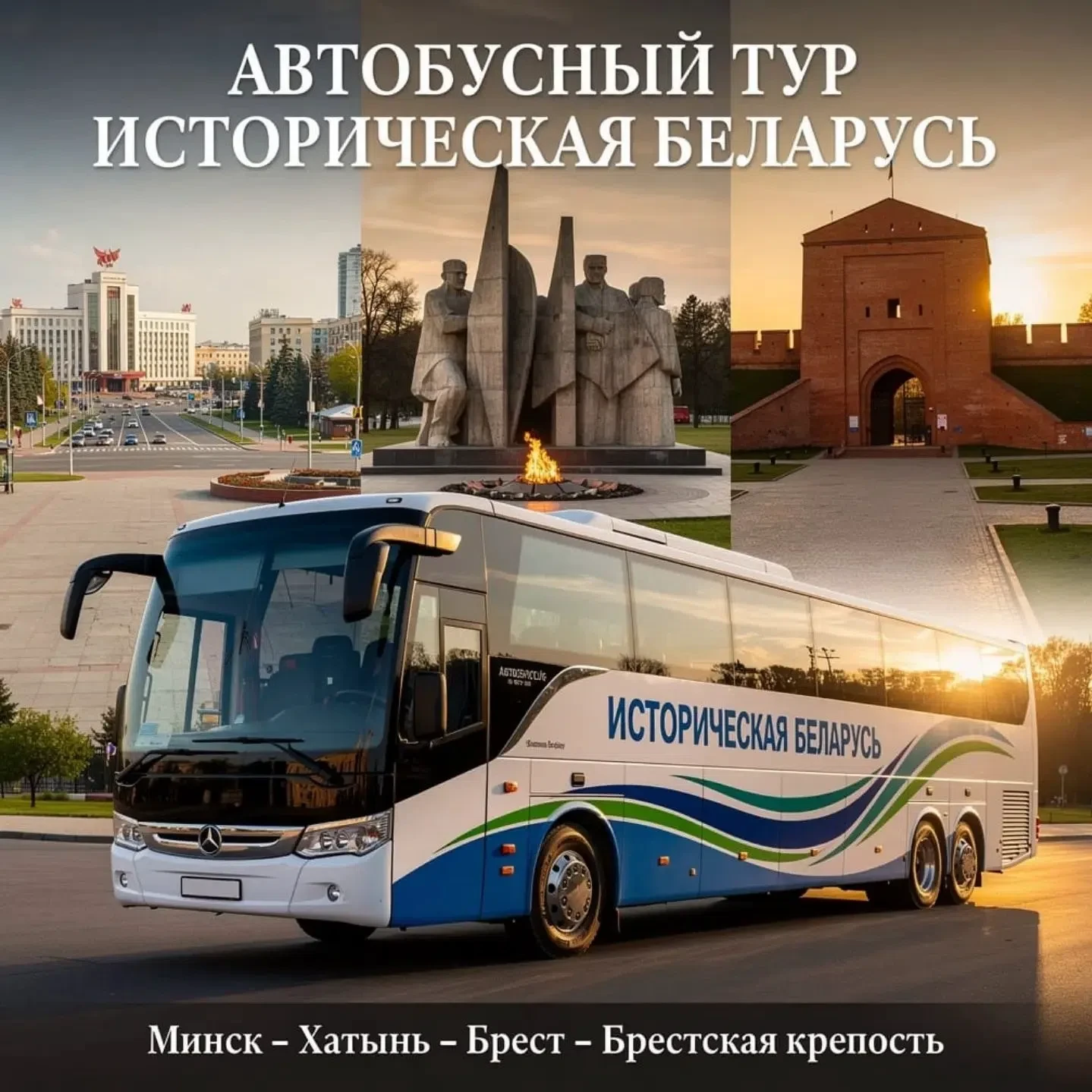 АВТОБУСНЫЙ ЭКСКУРСИОННЫЙ ТУР «ИСТОРИЧЕСКАЯ БЕЛАРУСЬ»