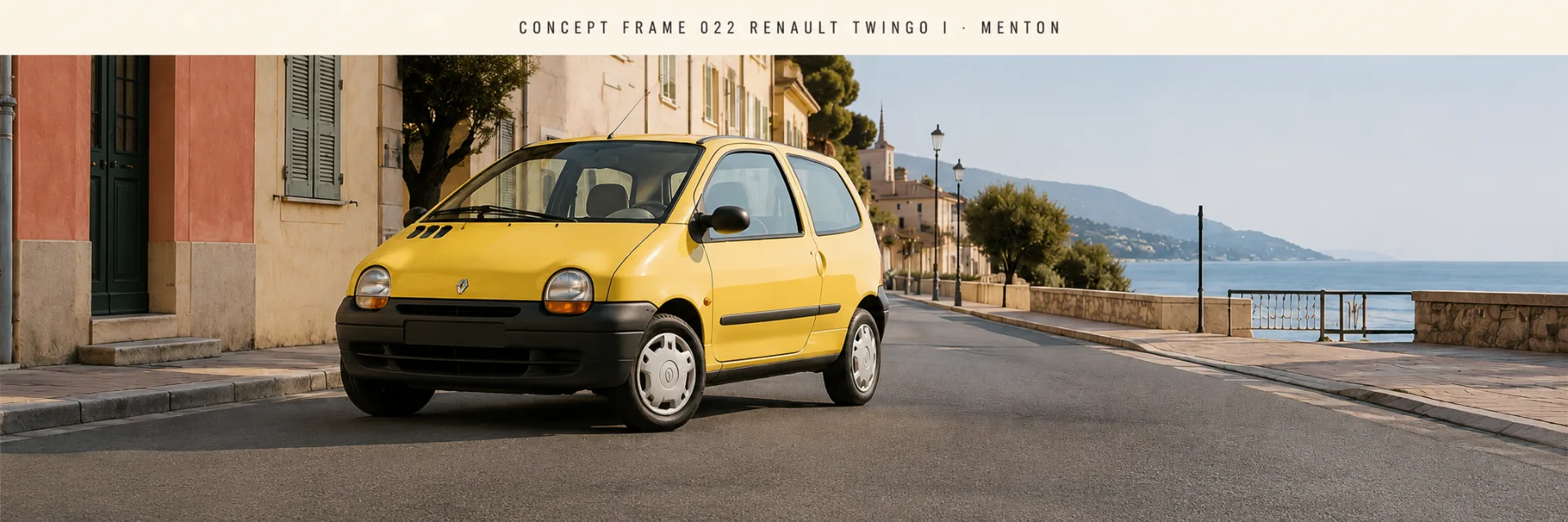 Ловим очарование классического Renault Twingo I (дорестайлинг) в оттенке Jaune Indien н...