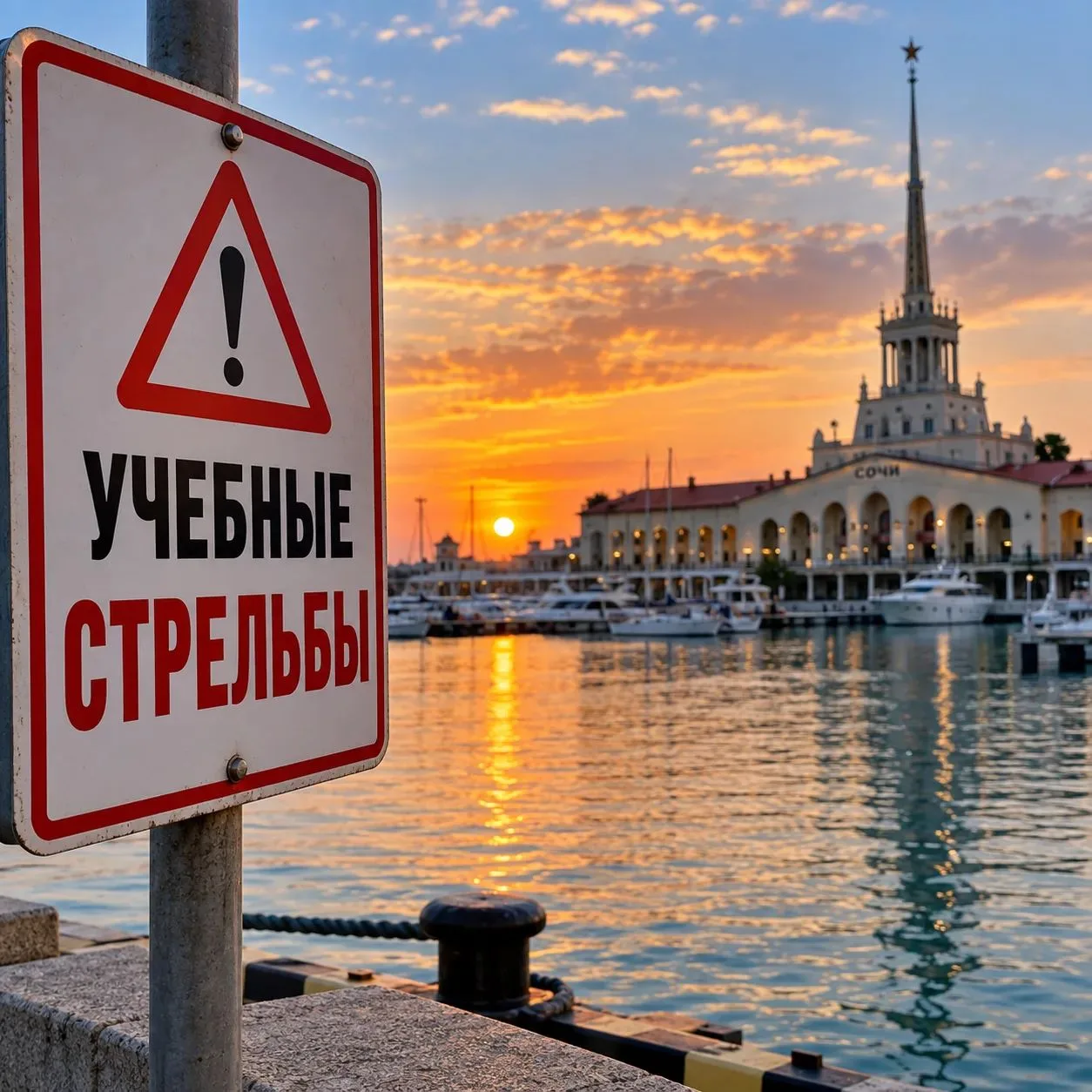 В Сочи пройдут учебные стрельбы
