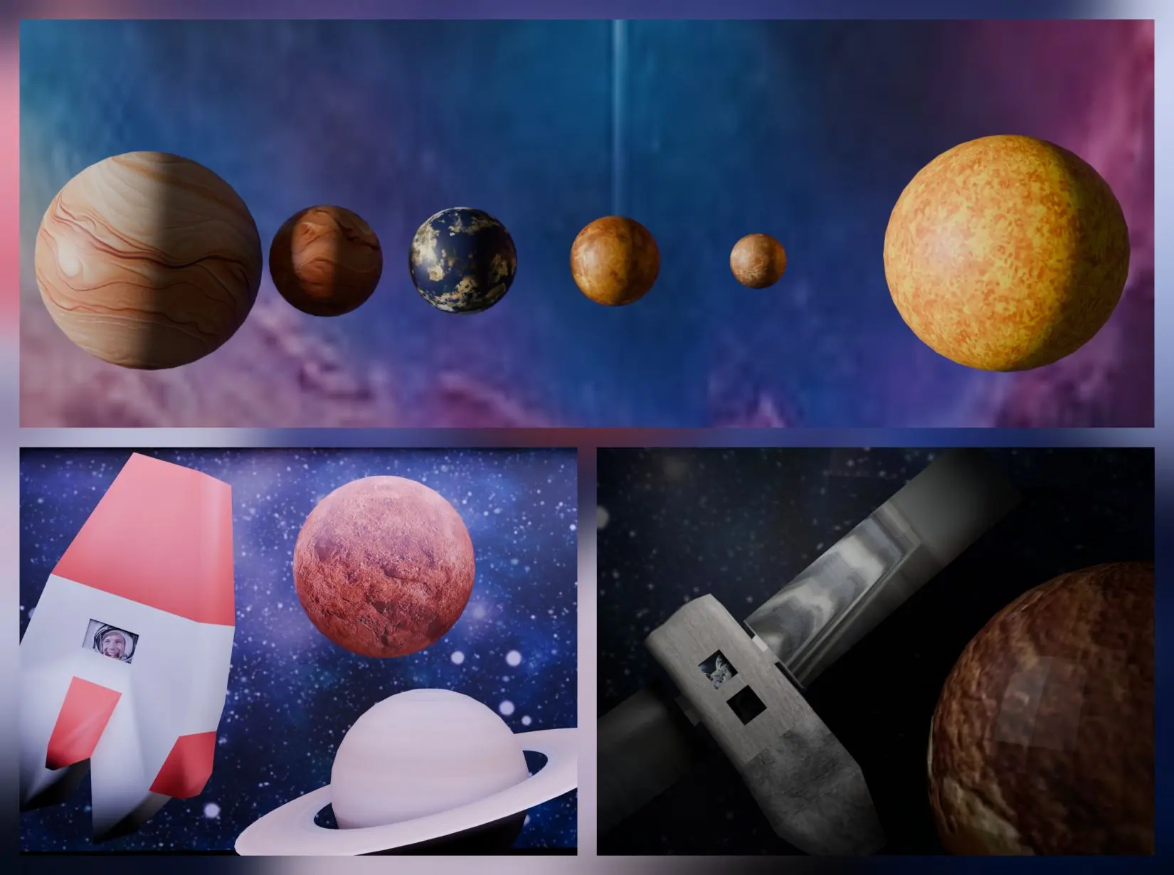 🚀 3D моделирование на уроках технологии ко Дню Космонавтики   💻 На уроках технологии семиклассники о
