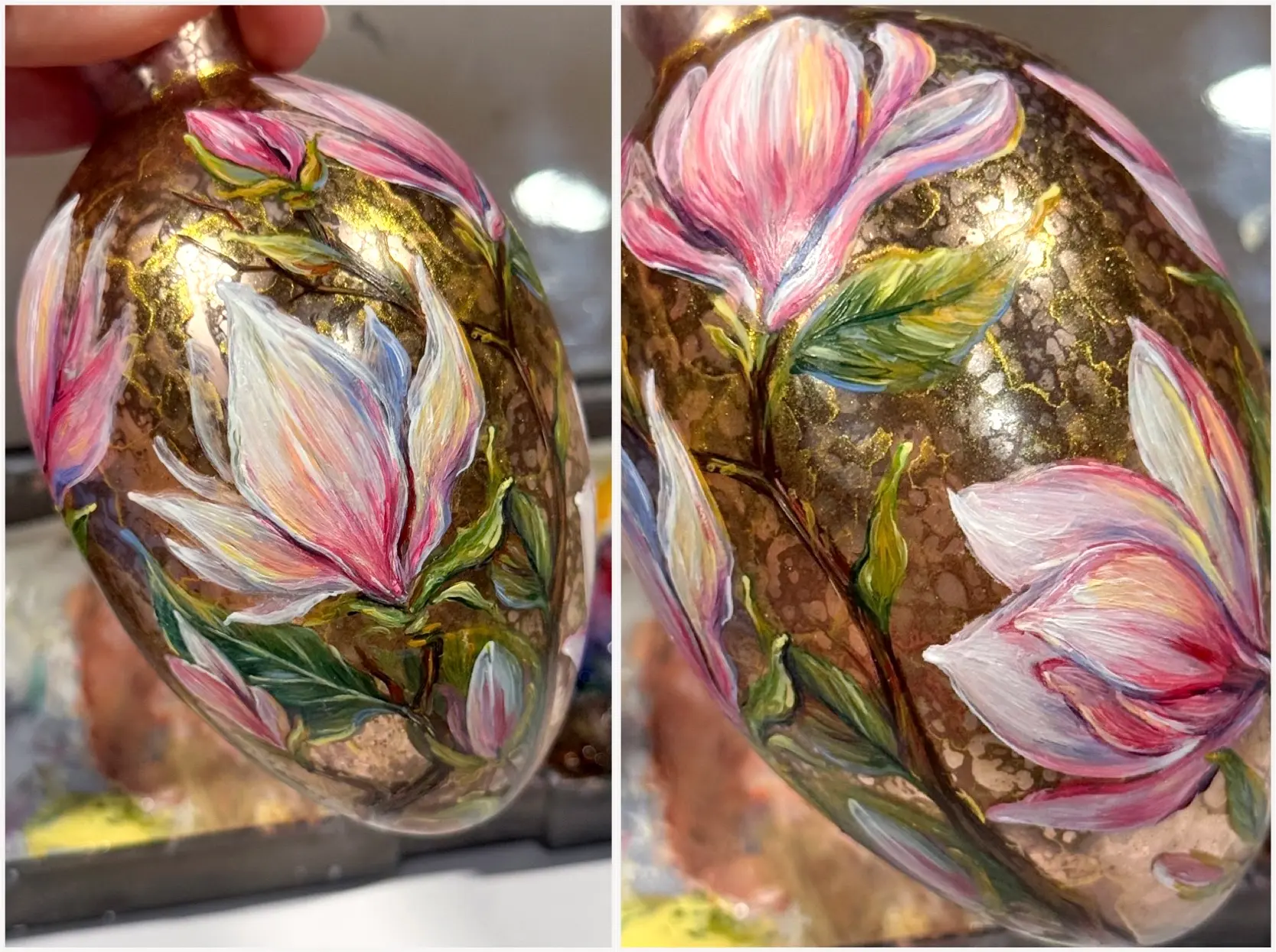 🤩 Доброе утро!) Яиц в этом году будет мало, но зато какие!) Цветы без лака кажутся выш...