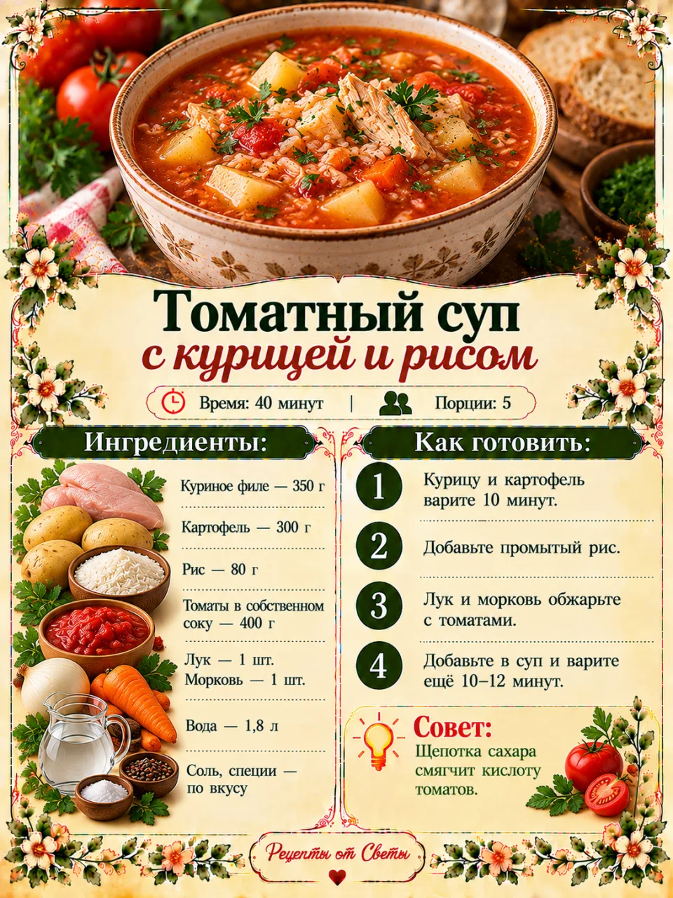Приготовили по этому рецепту? Покажите, что получилось, в комментариях! 📸