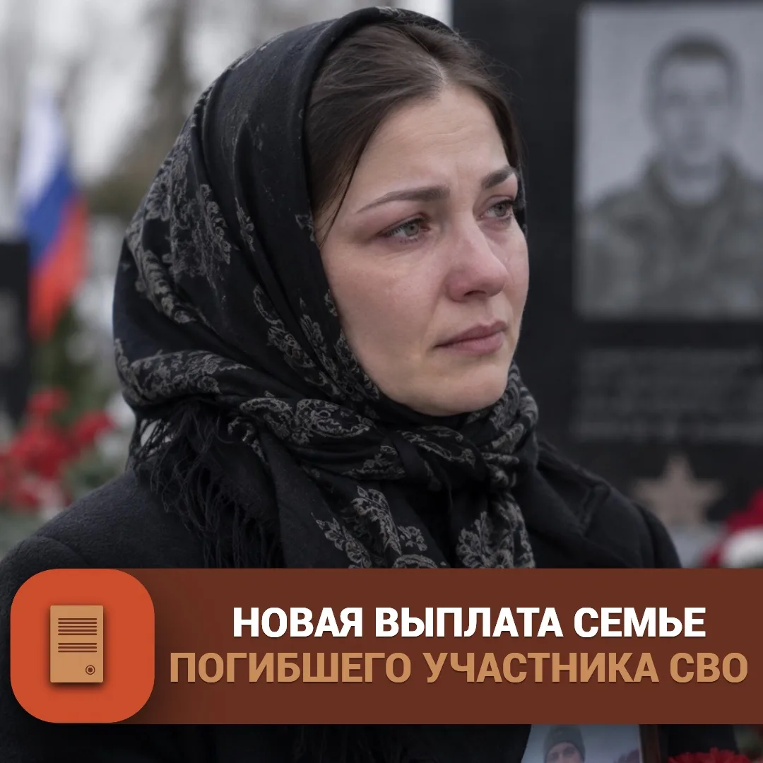 Семье военнослужащего или добровольца, погибшего в ходе СВО, положена дополнительная ре...