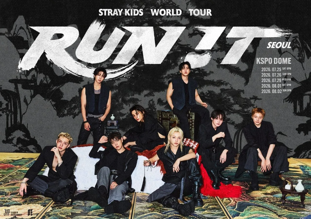 ⚡️Stray Kids выложили даты концертов RUN IT в рамках мирового тура⚡️