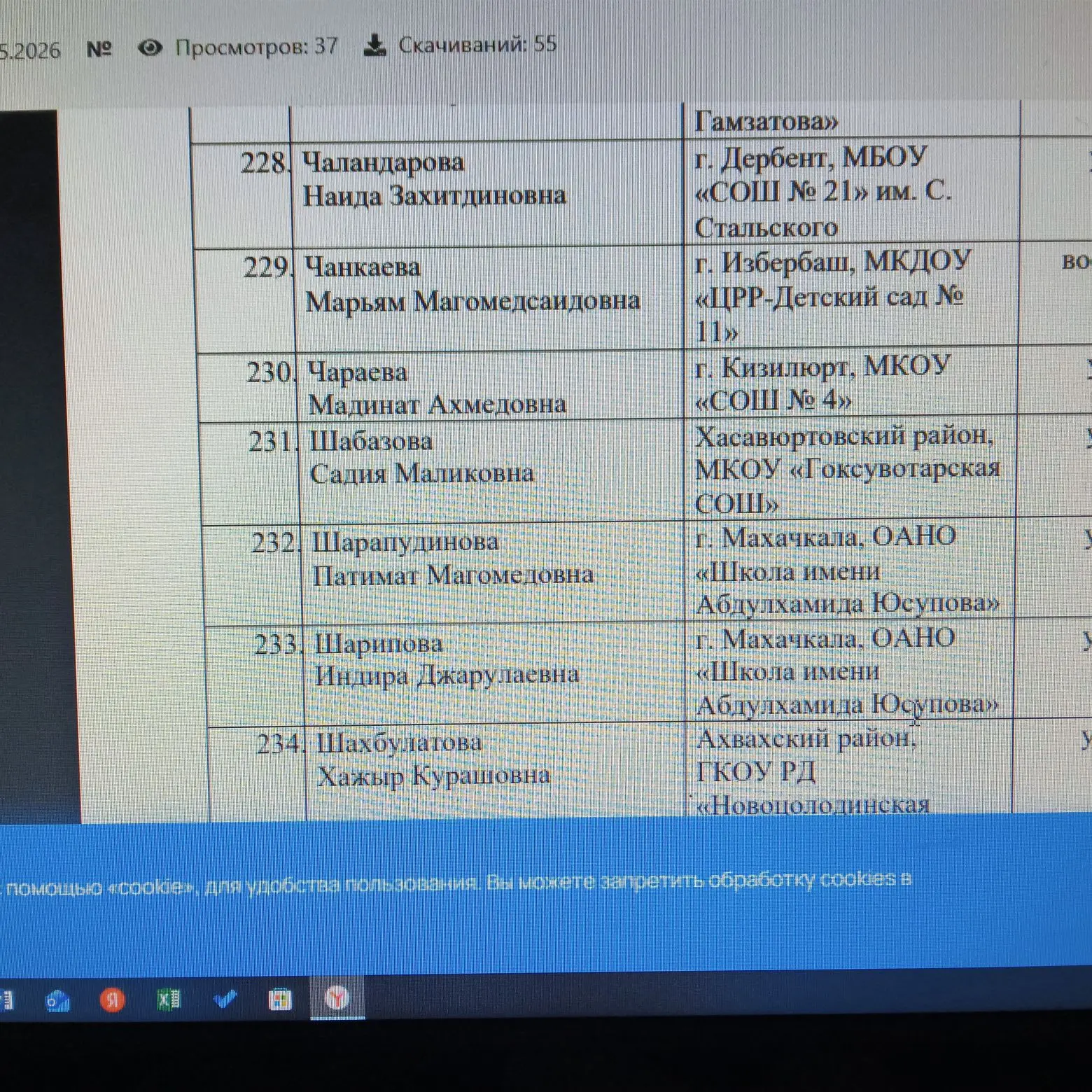 Медиа публикации