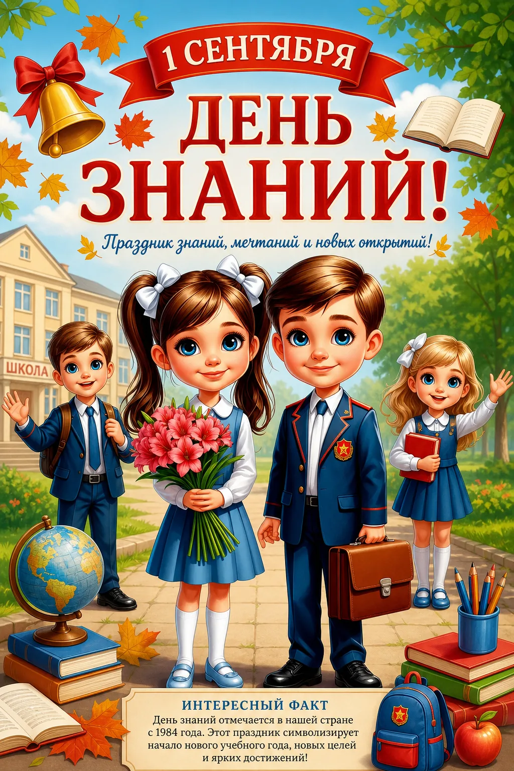 Плакаты ко Дню знаний