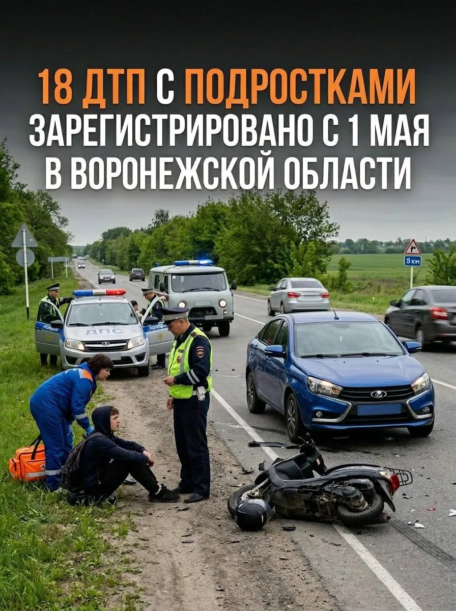 🛑 18 ДТП с участием подростков зарегистрировано с 1 мая в Воронежской области

Каждый раз, когда я 