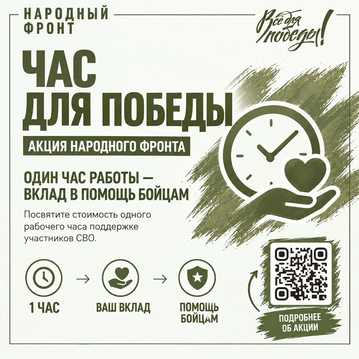 У каждого есть свой час. Пусть он станет помощью нашим.