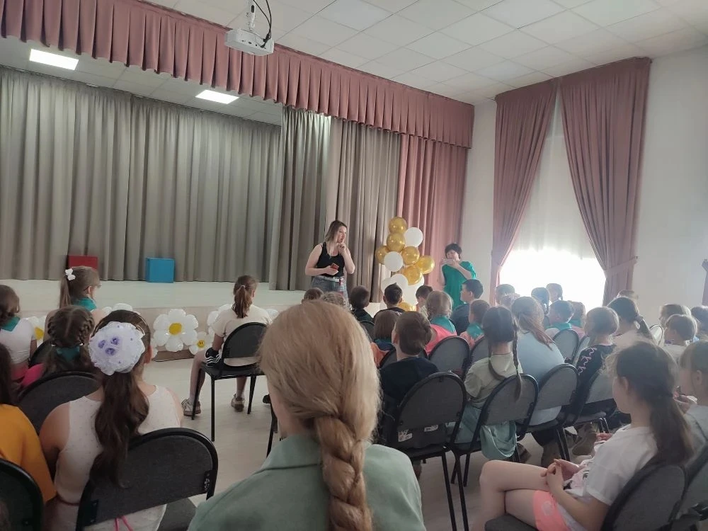 4.06 ребята из детского лагеря "Солнышко" в рамках летней оздоровительной программы "Др...