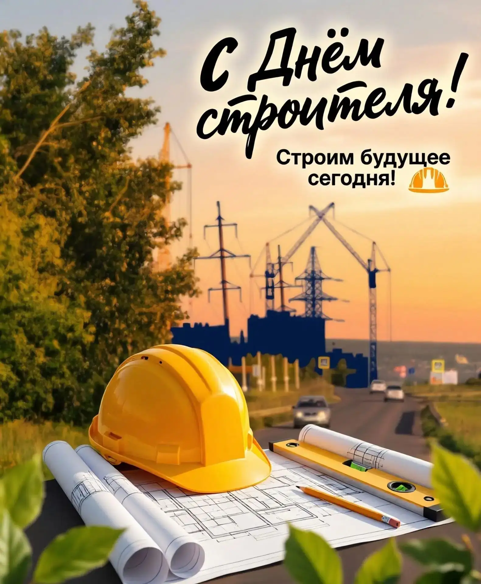 С Днём строителя!
