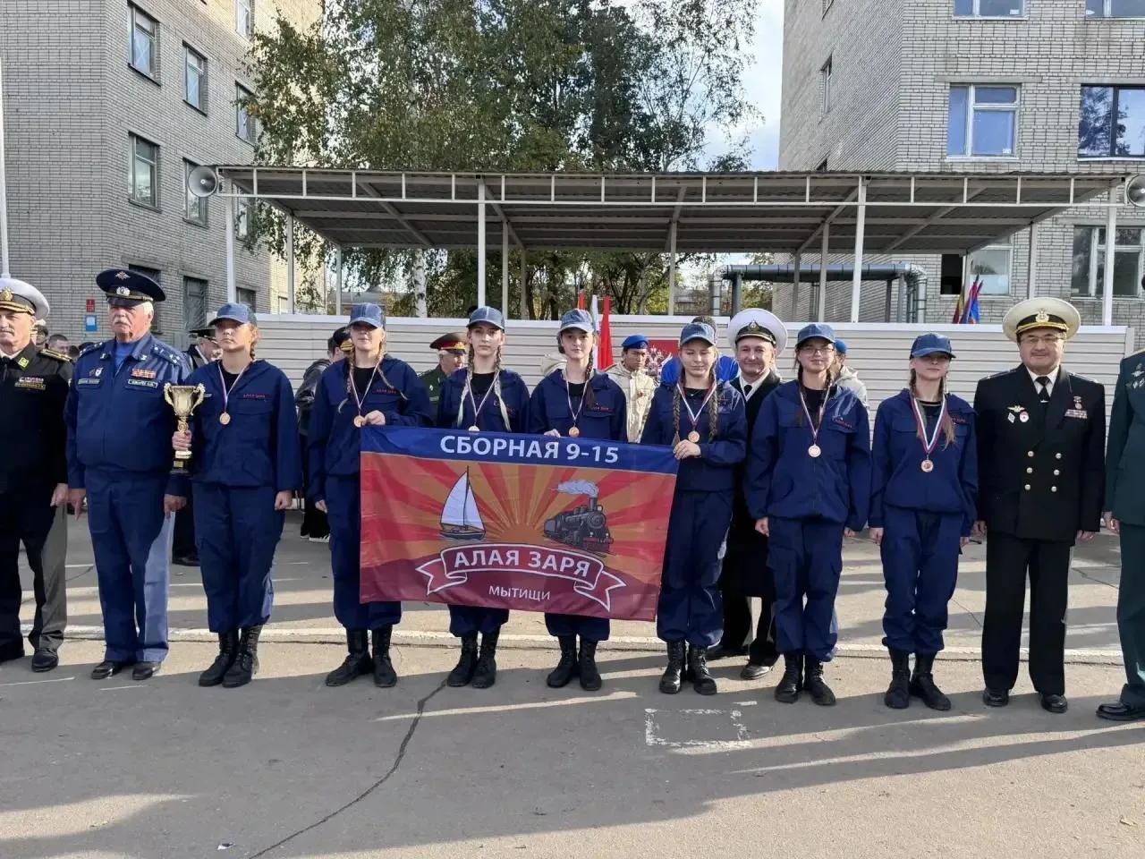 ⭐ Команда «Алая Заря» из Мытищ стала бронзовым призером игр «Девушки в погонах»