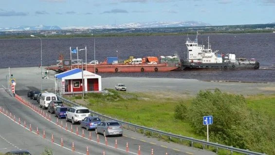 Внимание 26 и 27 августа синоптики прогнозируют усиление ветра на переправе Салехард-Ла...