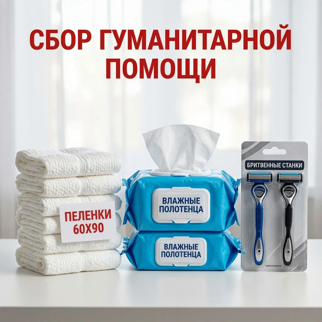 Объявляется сбор гуманитарной помощи для раненых бойцов, которые проходят лечение в вое...