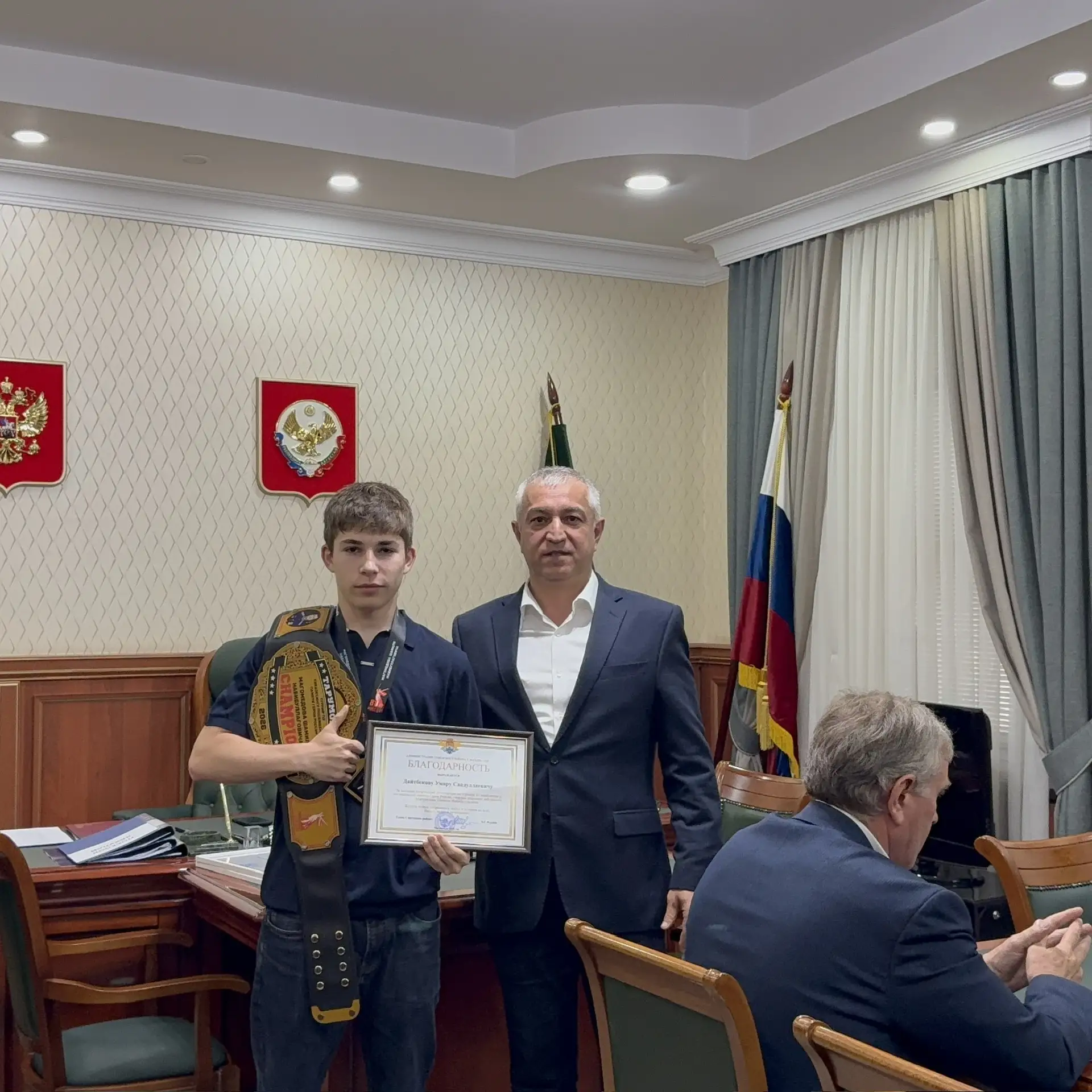 Сегодня состоялась еще одна встреча Главы Администрации Советского района города Махачк...