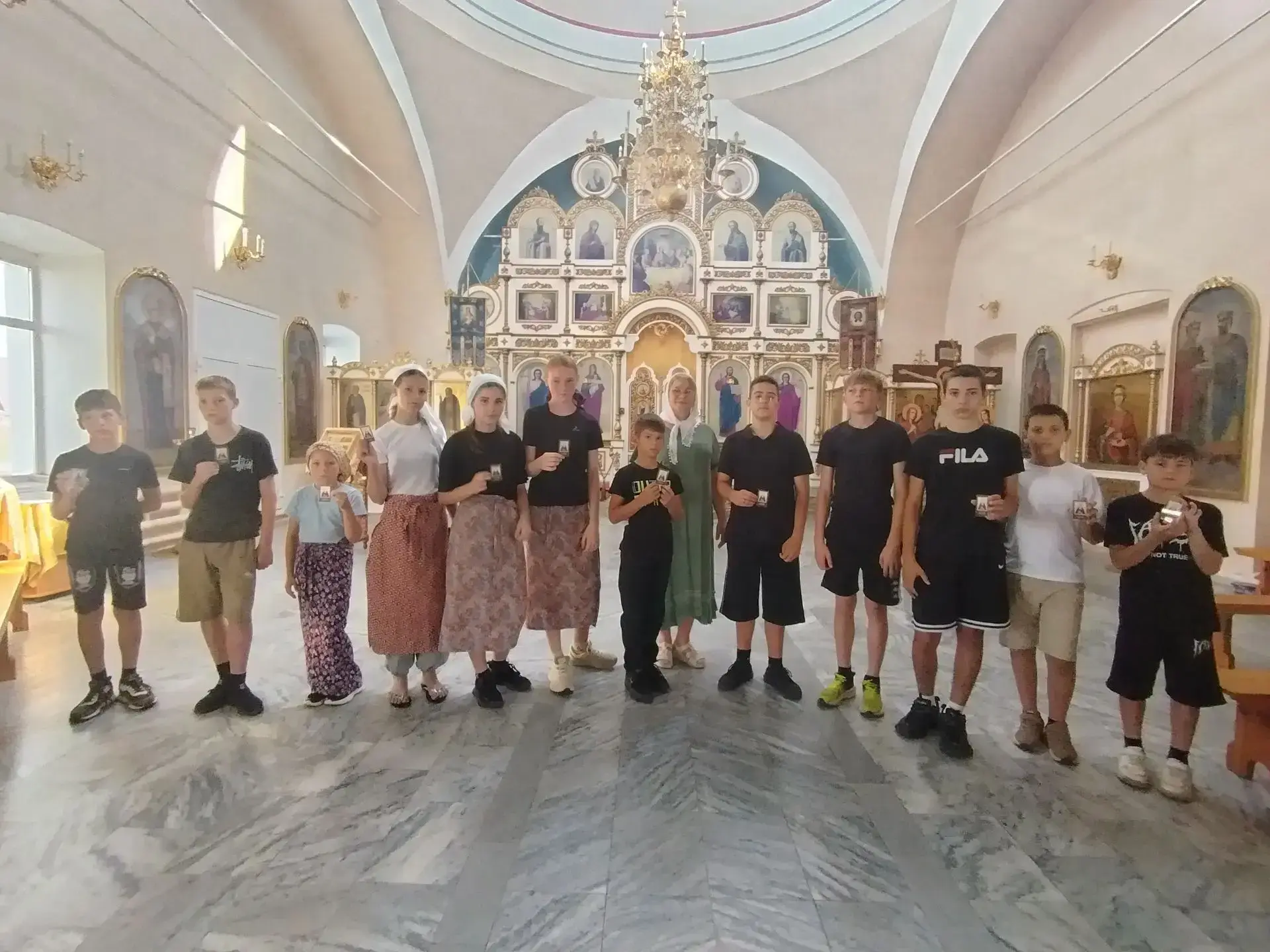 24 июля  воспитанники лагеря "Олимпиец" посетили церковь Димитрия Солунского. Детям рас...