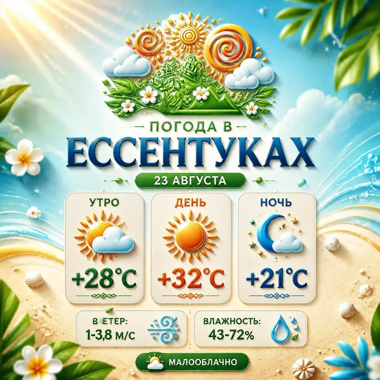 Доброе утро! Пусть день будет лёгким, приятным и полным маленьких радостей. Пусть всё з...