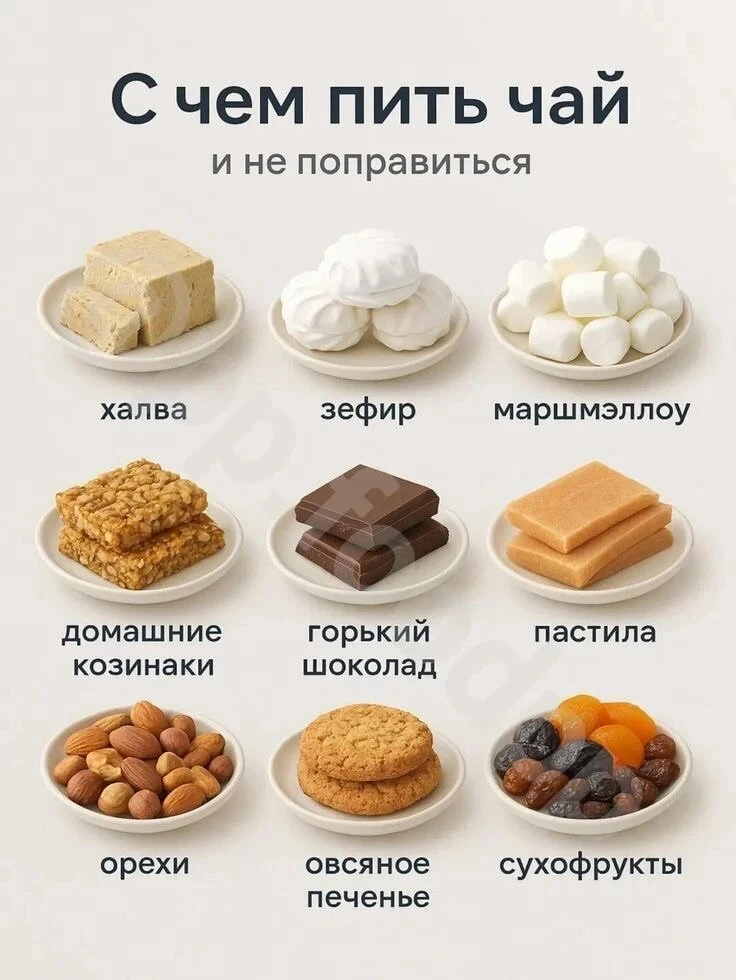 С чем пить чай ☝