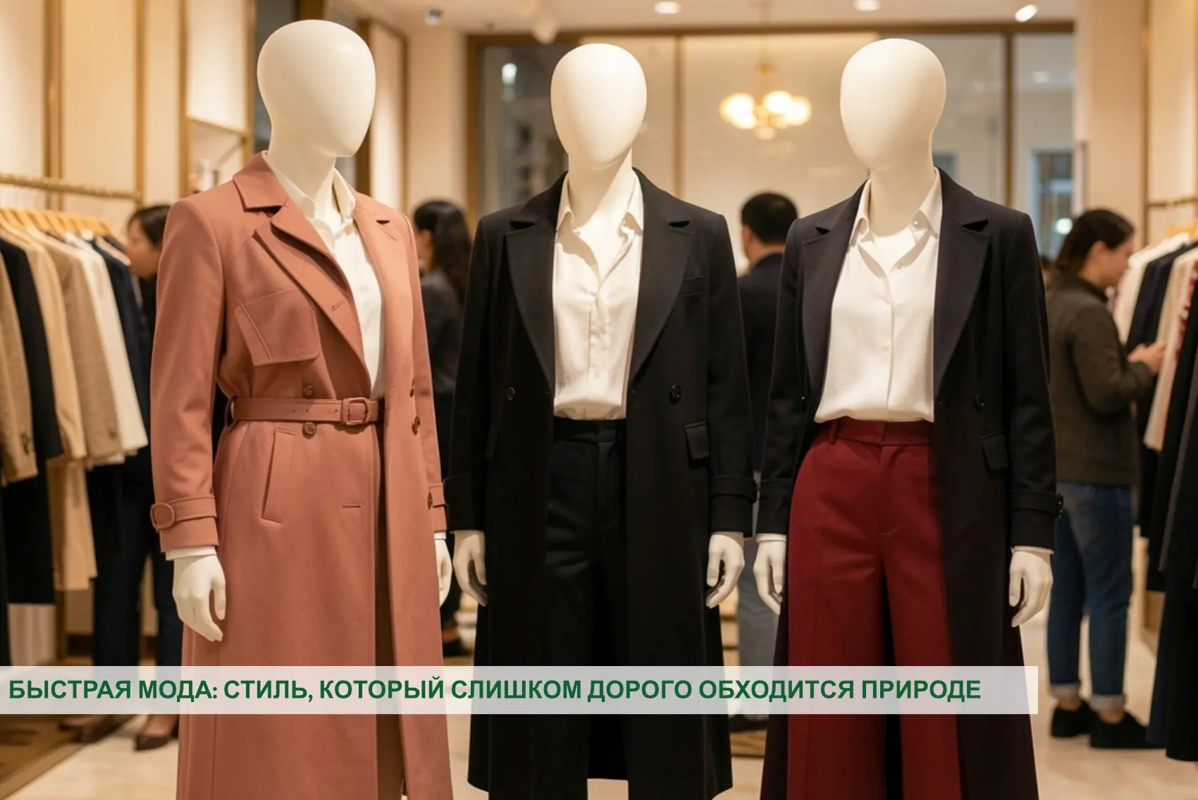 👗 Сегодня всё чаще говорят о феномене быстрой моды: новые коллекции выходят каждые несколько недель