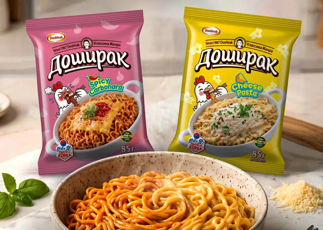 🍜«Доширак» пошёл по следам Buldak — и показал острую карбонару.