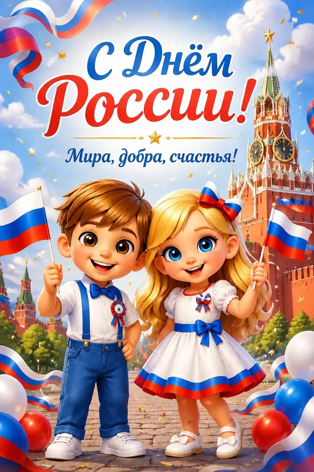 🎉 Дорогие друзья! 🇷🇺

Пусть этот день наполнит вас гордостью за нашу великую страну, ее богатую и