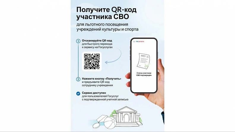На портале «Госуслуги» начал работать новый онлайн-сервис, предназначенный для участников специально