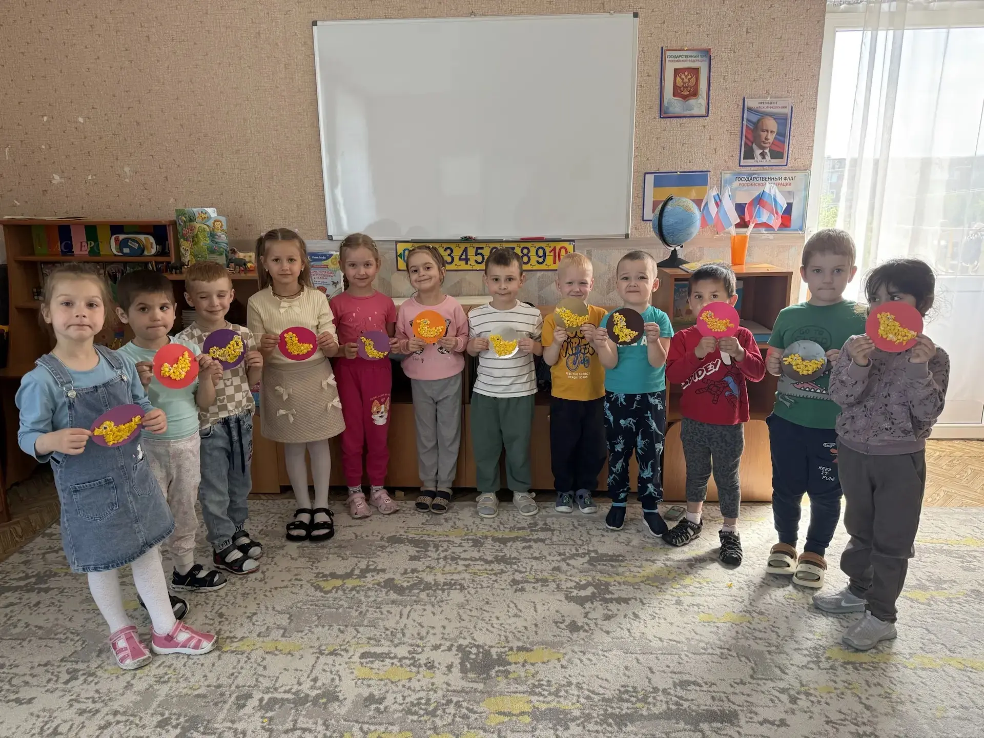 Сегодня в средней группе «солнышко