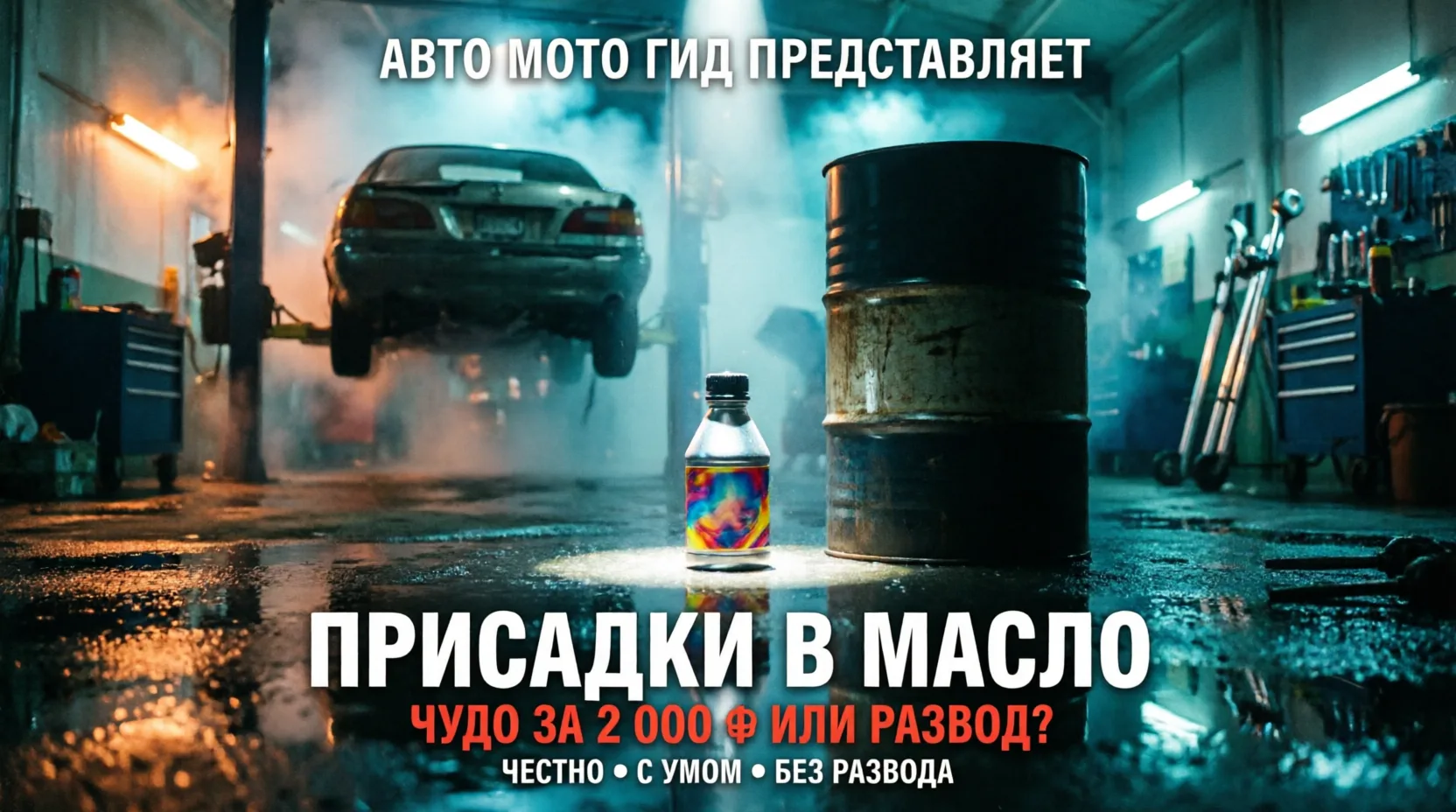 Присадки в масло — чудо-средство или развод за 2 000 ₽?