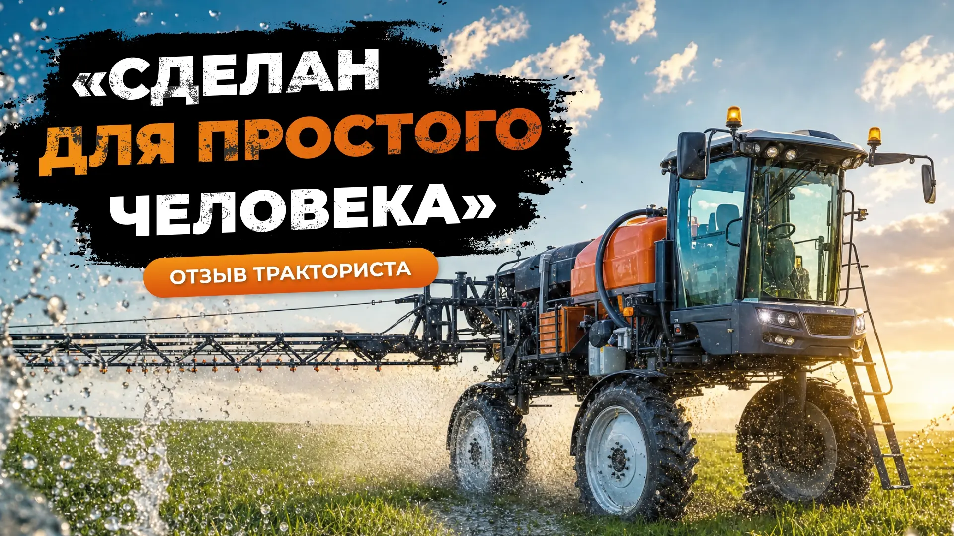 🔥 Честный отзыв механизатора из Орловской области об опрыскивателе Дракон 4000-36