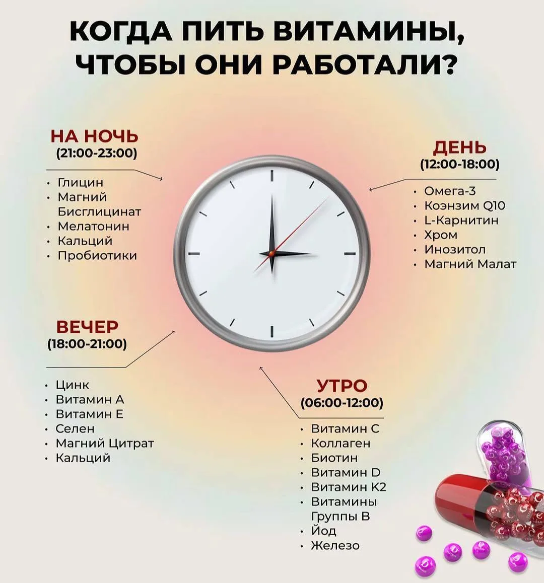 Когда пить витамины?

Обязательно Подпишись на нас 👇
🍰 Хозяйка на кухне - лучшие рецепты

Подпишис