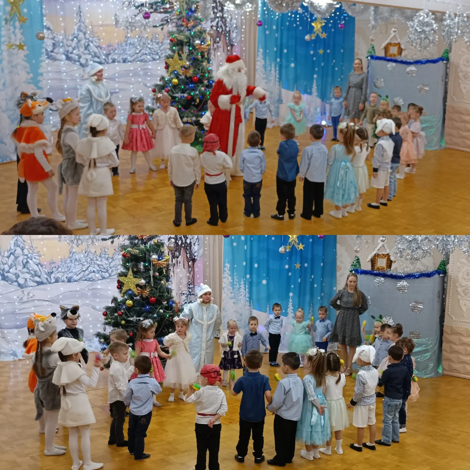 Волшебный Новогодний марафон продолжается!🎄🎅

Дети младших групп приняли участие в чудесном праздн