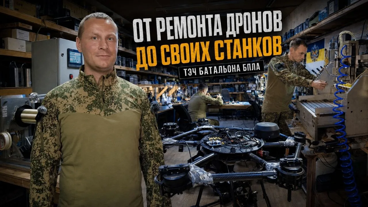 Волокно возможностей: как танкисты создали собственную базу для ремонта дронов
