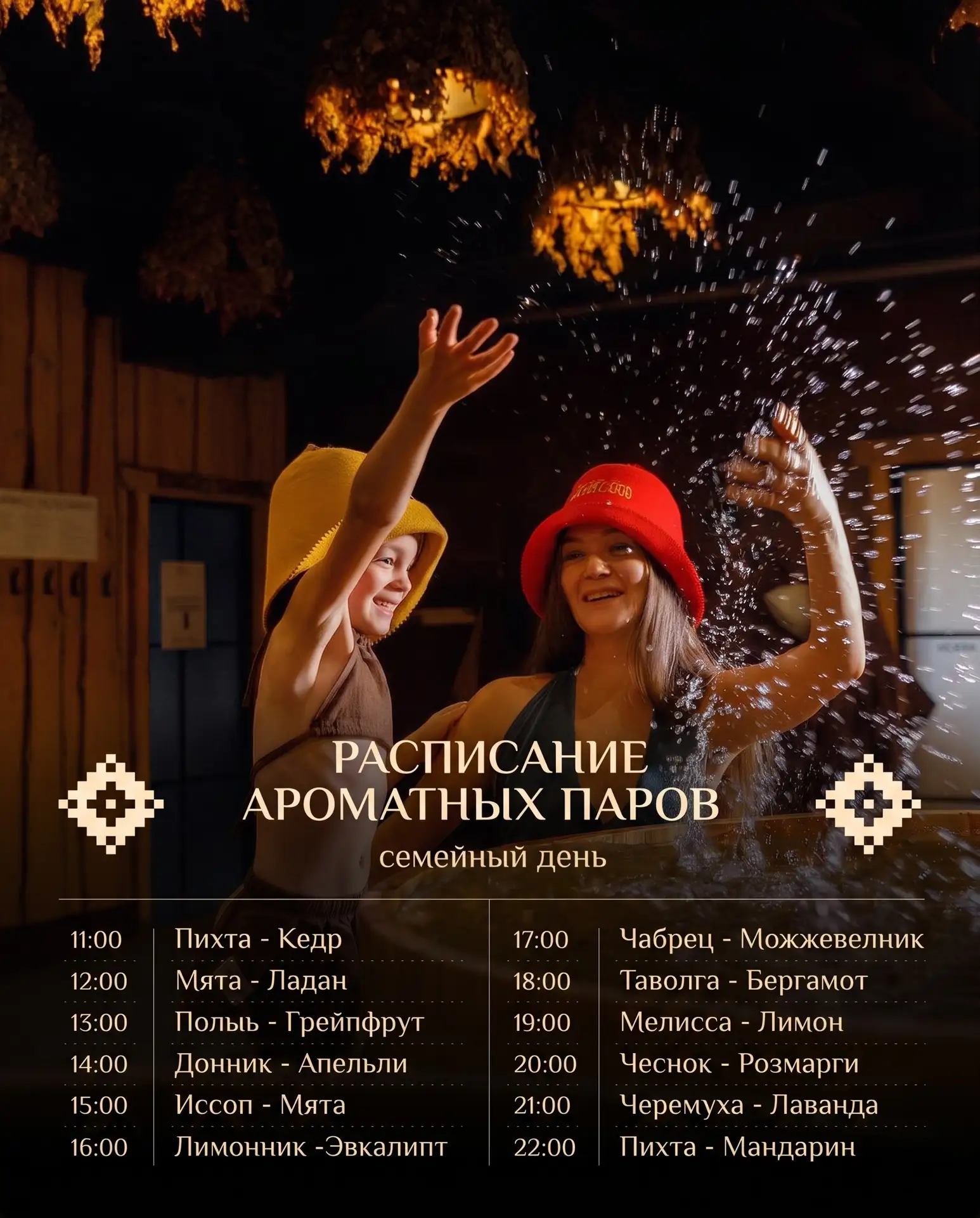 За ароматный пар сегодня отвечают наши банщики: Иван, Николай, Настенька-сталевар, Лили...