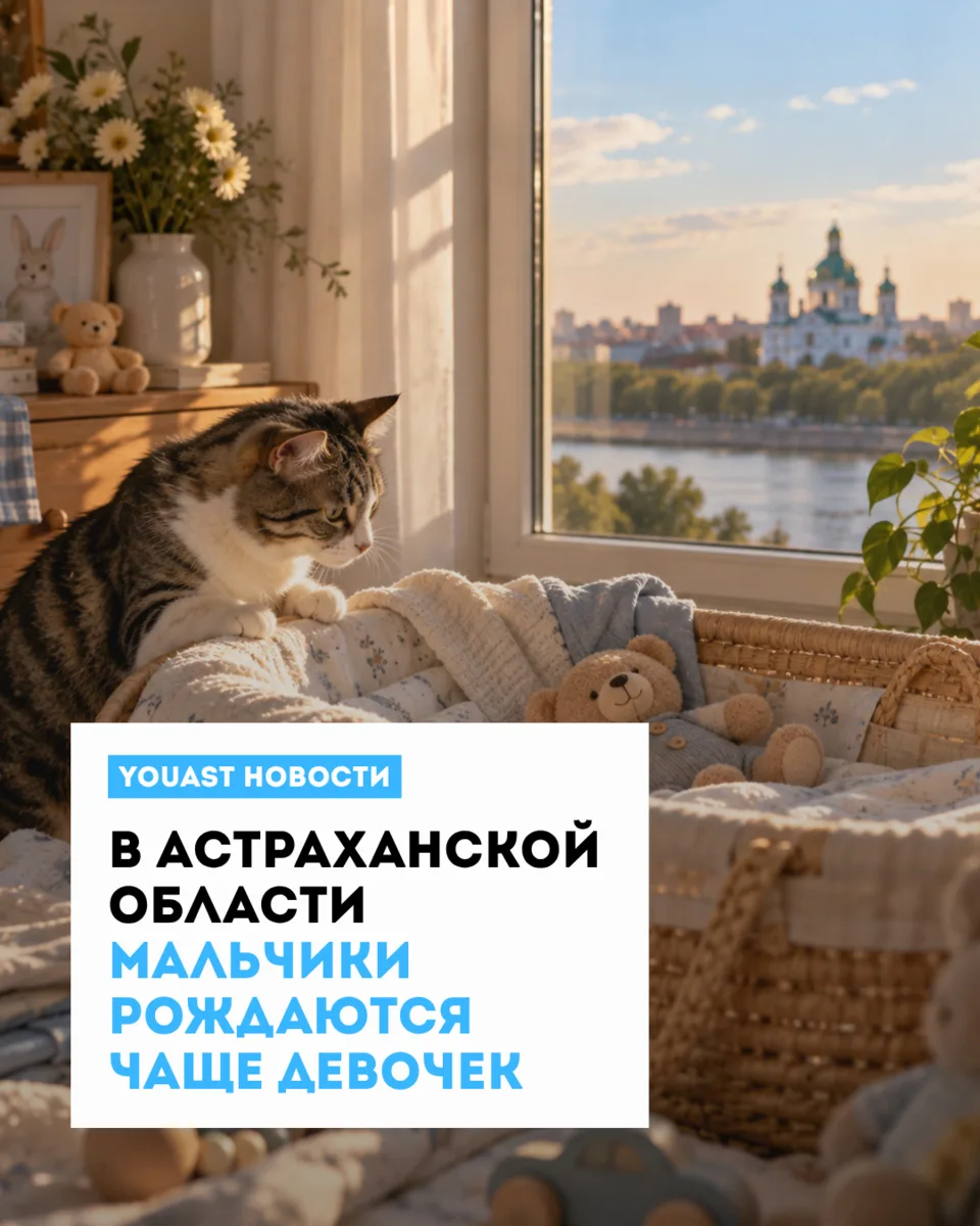 Астраханская область вошла в топ регионов по доле родившихся мальчиков