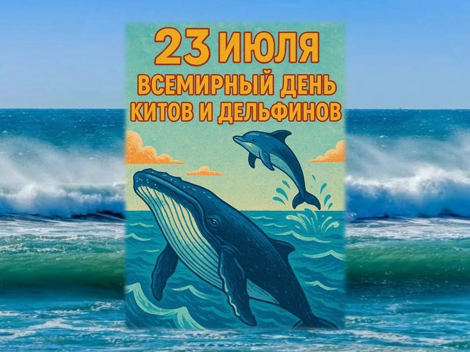 💦 23 июля Всемирный день китов и дельфинов 💦
Этот день считается днем защиты не только китов, но и