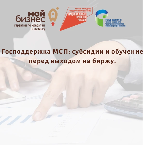 📌Господдержка МСП: субсидии и обучение перед выходом на биржу