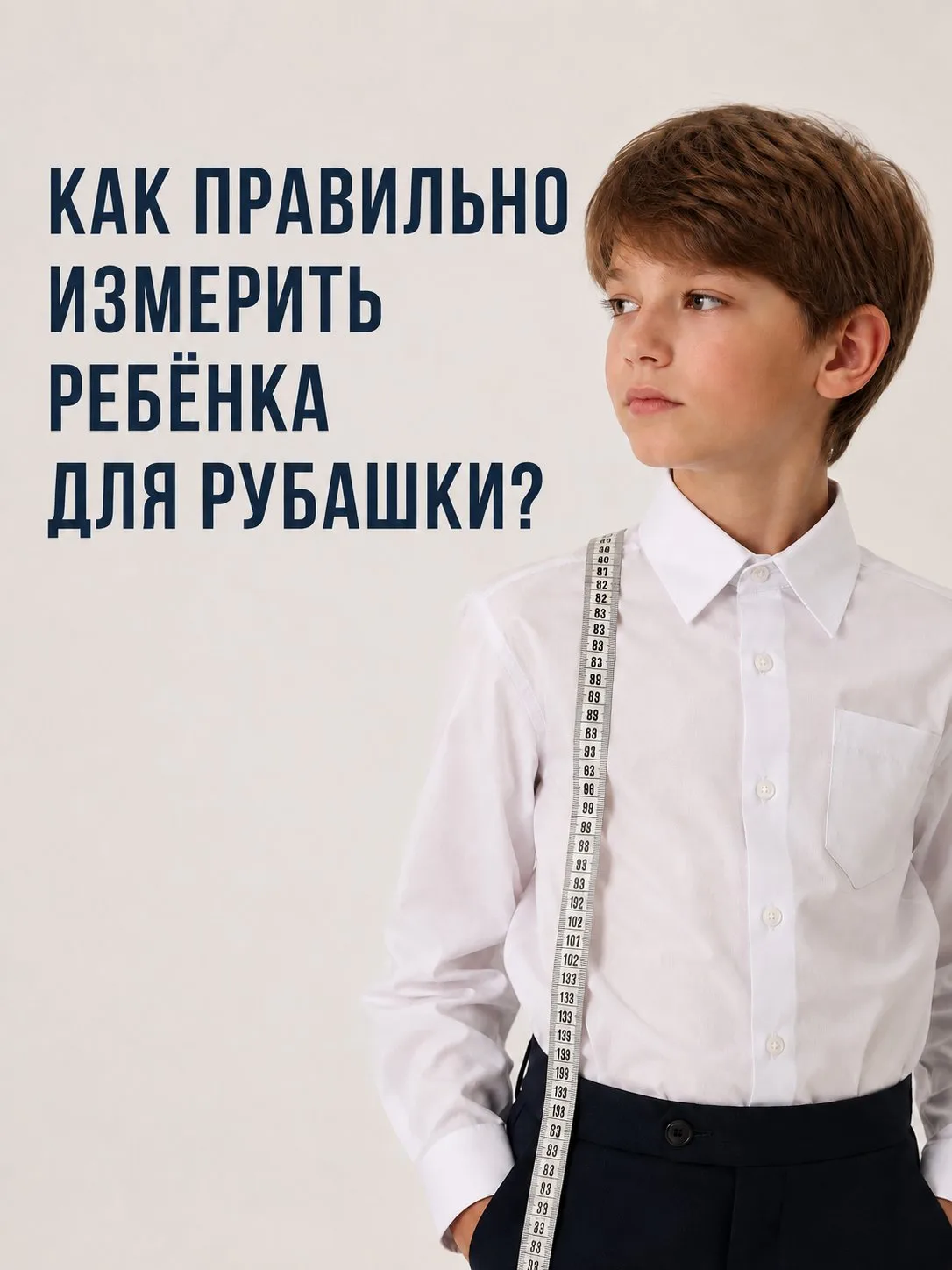 Как измерить ребёнка дома, чтобы не ошибиться с размером рубашки 📏