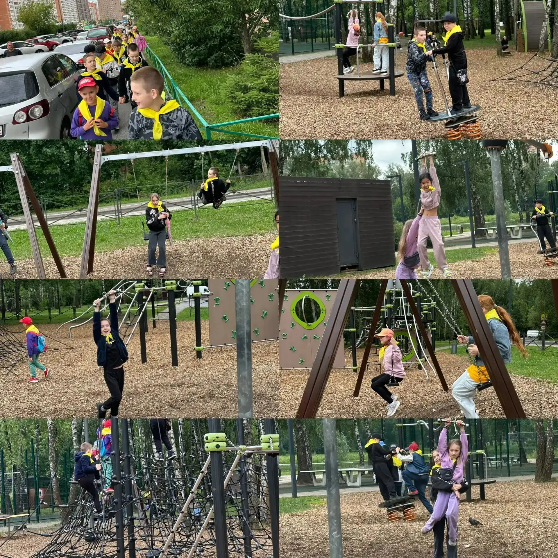 🌳 Прогулка в парке: ловим тёплые моменты! ☀️

Сегодня отряд отправился гулять по парку — и лето буд