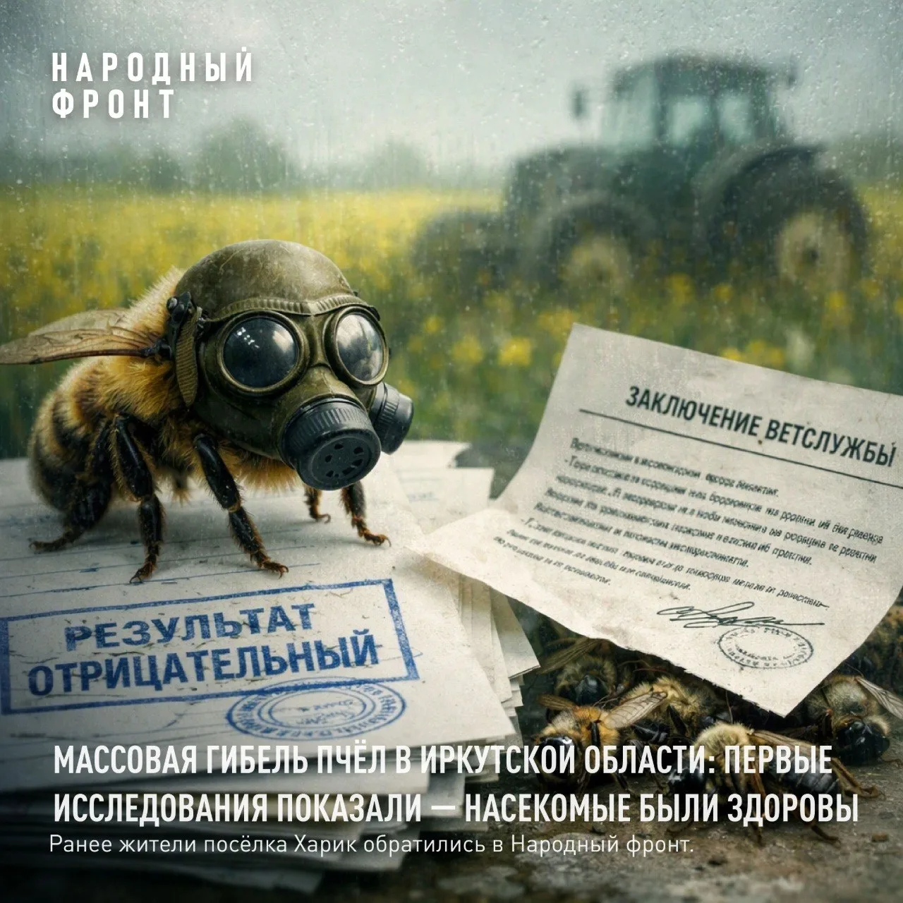 Массовая гибель пчёл в Иркутской области: первые исследования показали — насекомые были...