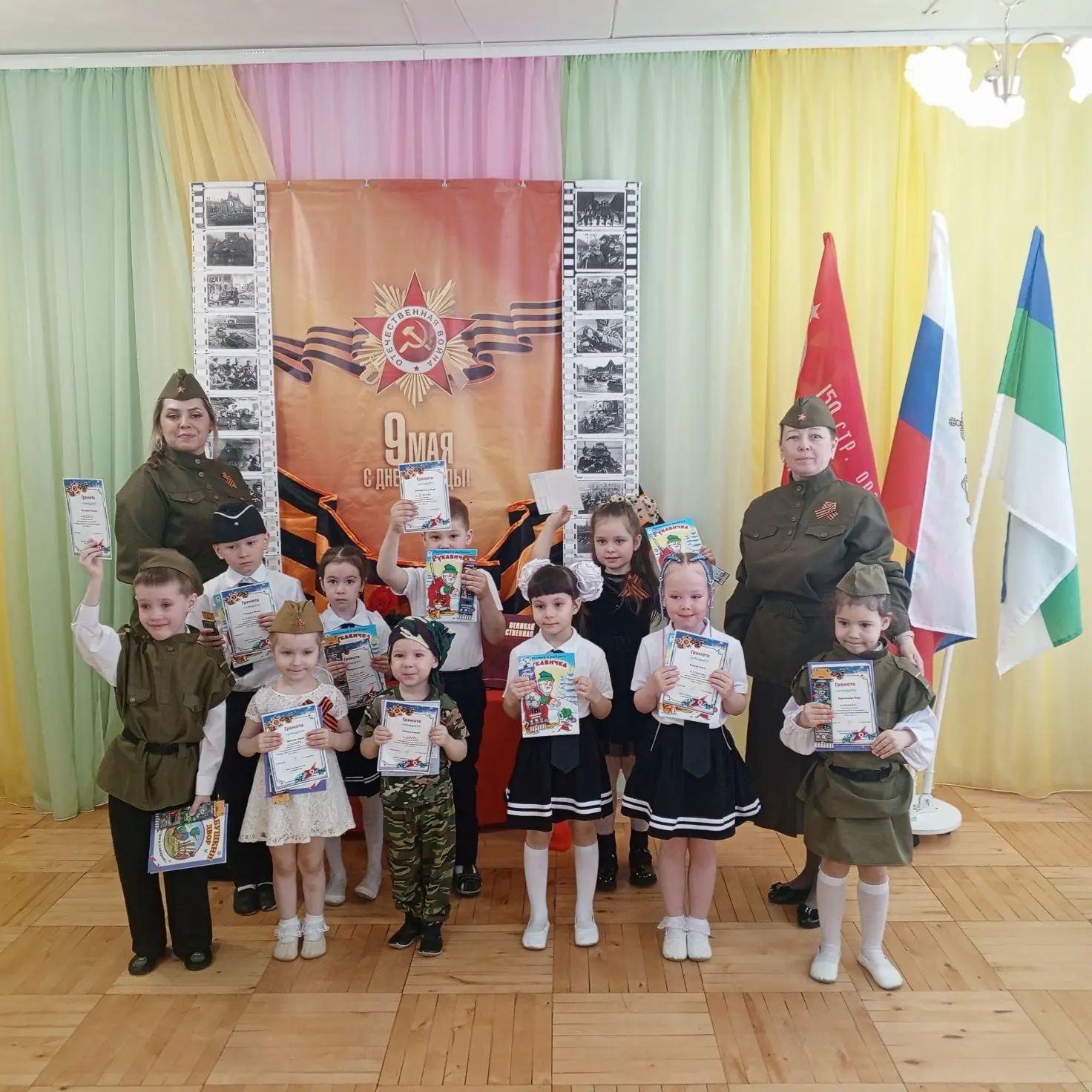 Торжественный праздник Великой Победы прошел в стенах детского сада