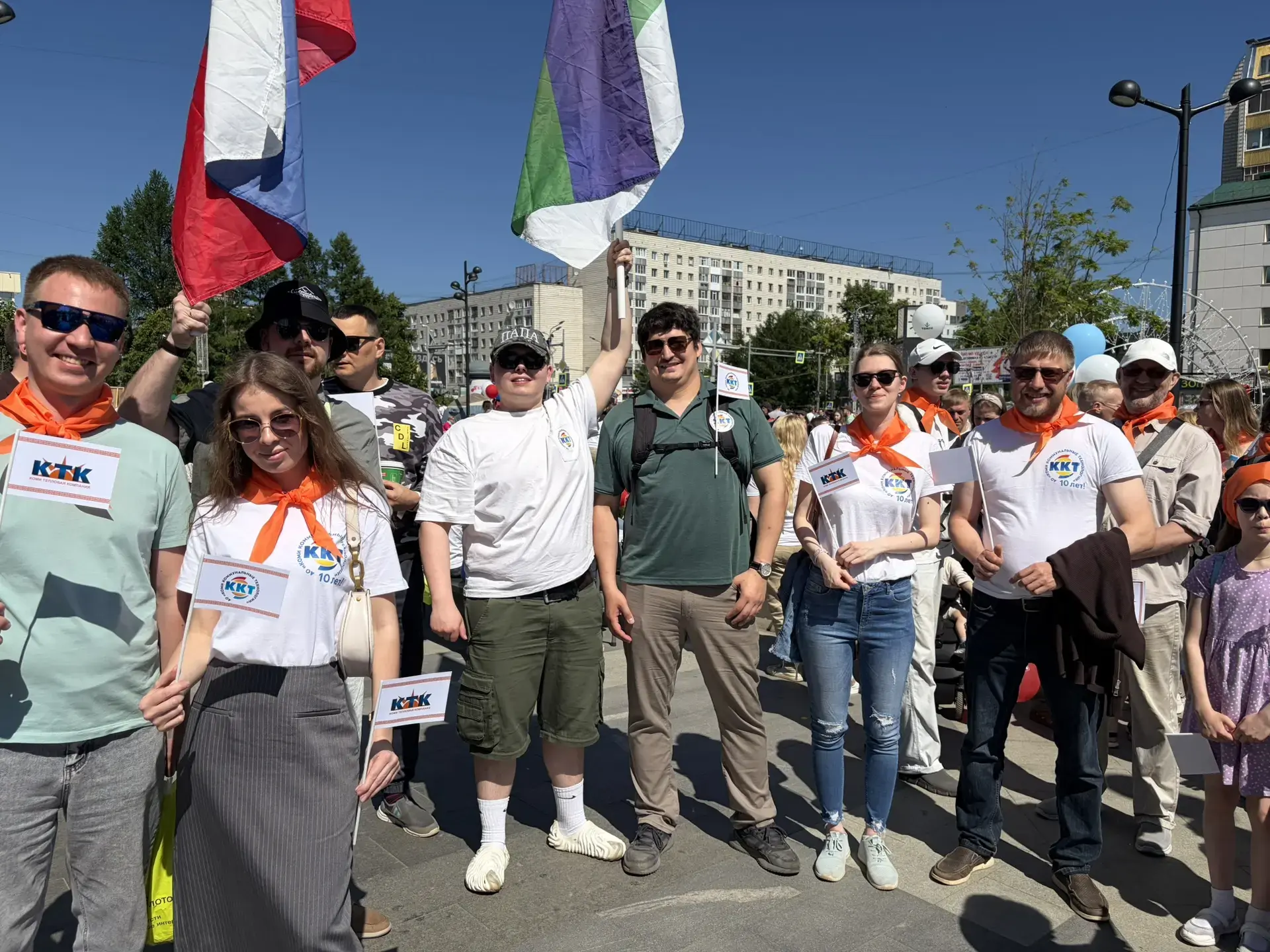 Яркий праздник - День России и День города Сыктывкара - объединил сотрудников АО "ККТ" и АО "КТК" в 
