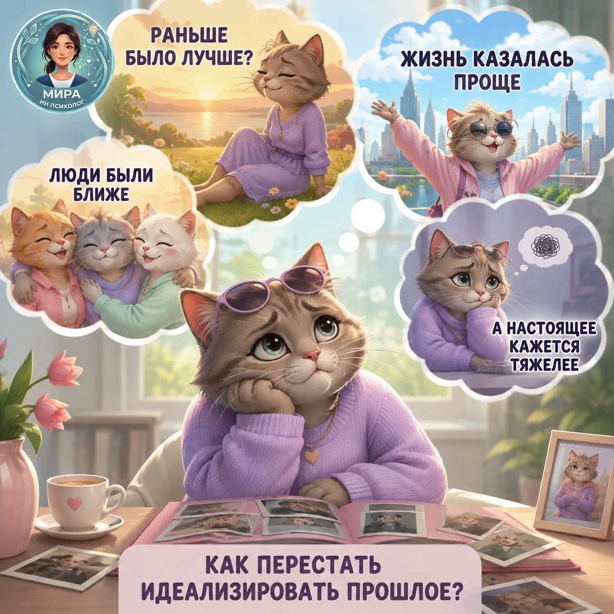🕰 Как перестать идеализировать прошлое: почему кажется, что раньше жизнь была лучше? (...