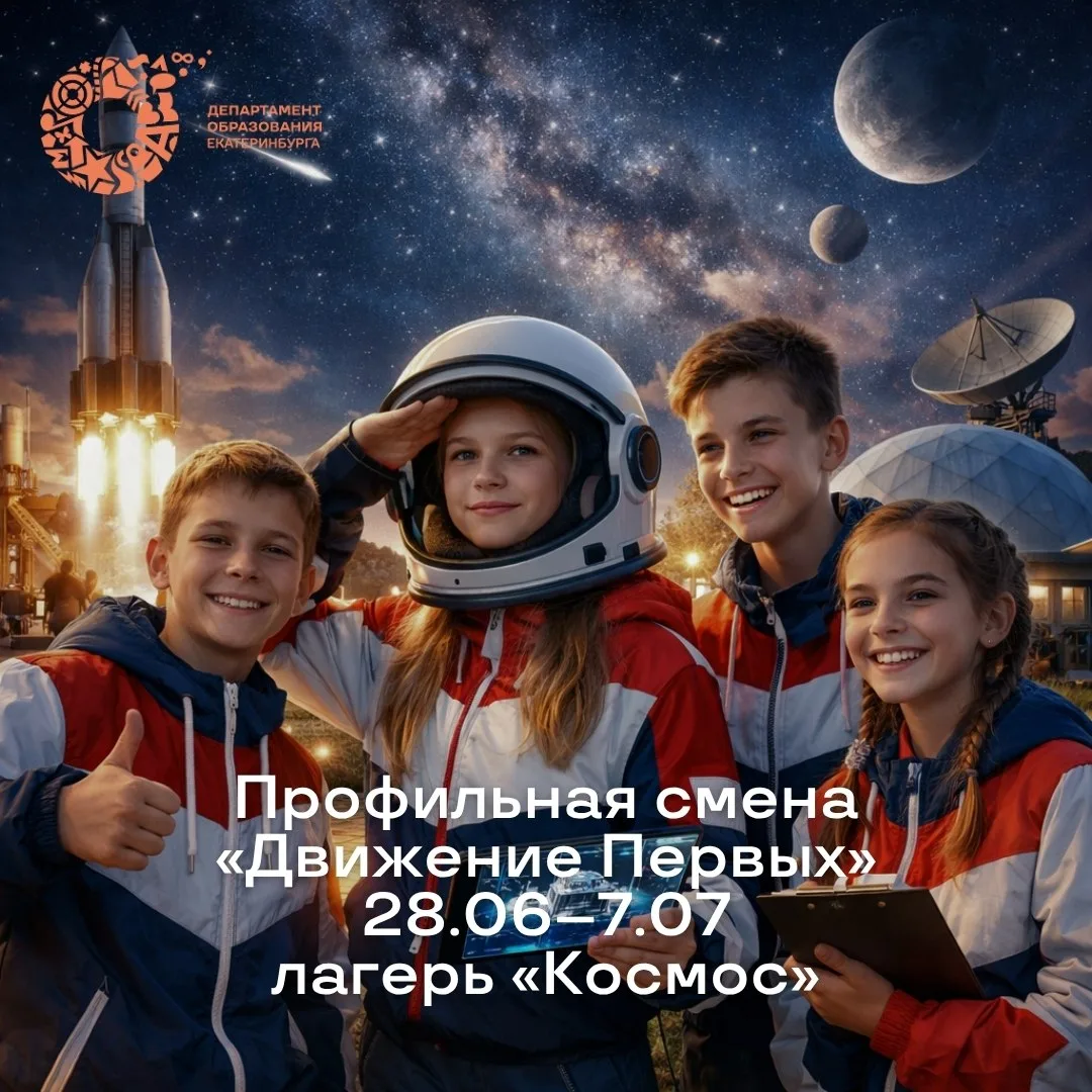 Просто «Космос» 🌌 Тебя ждёт космическое лето!   Друзья, мы на низком старте. Профильная смена Движен