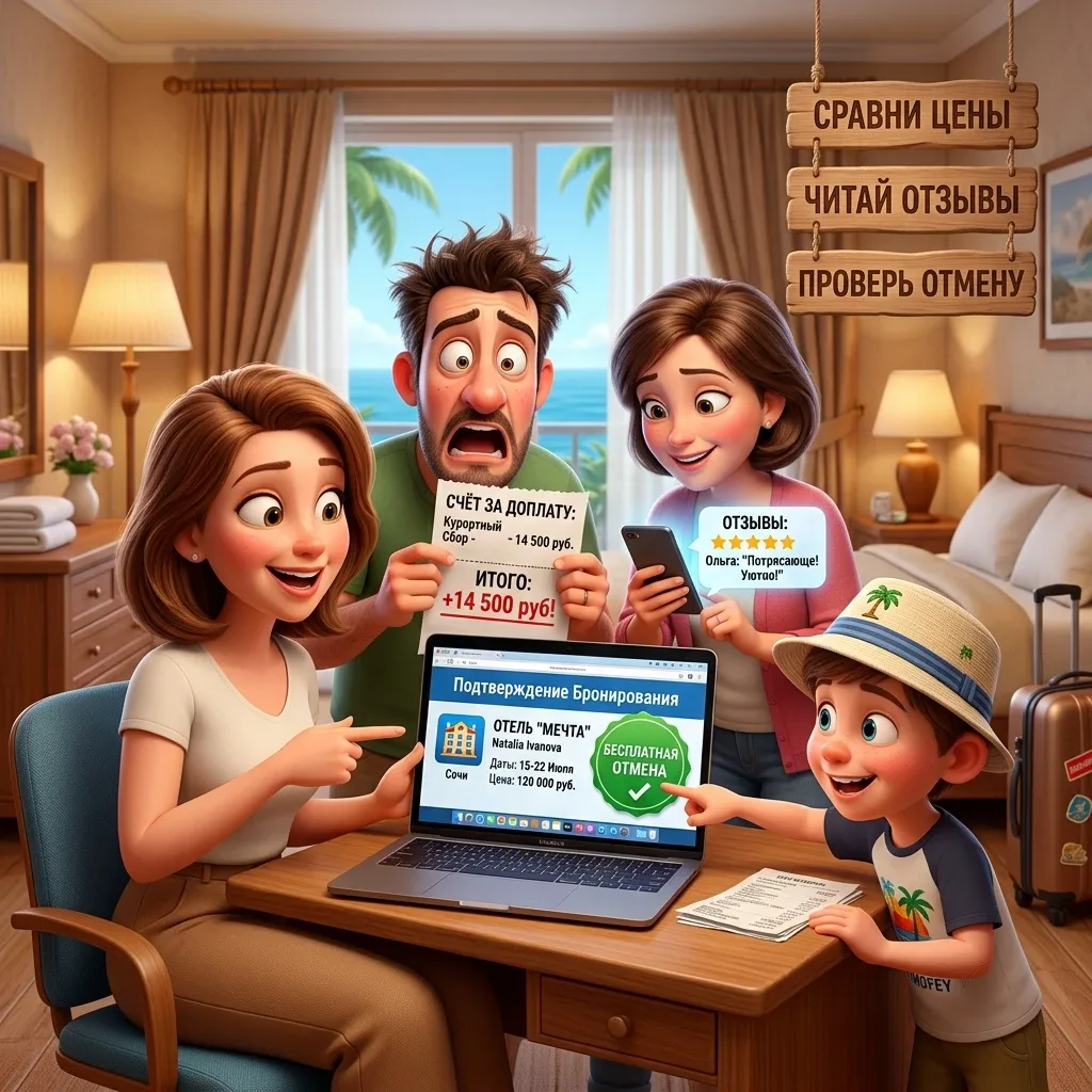 🏨 7 ошибок при бронировании отеля: как не потерять деньги