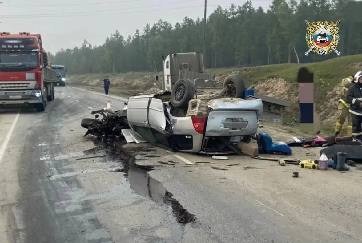 Водитель погибла, двое детей пострадали в ДТП на трассе «Колыма»