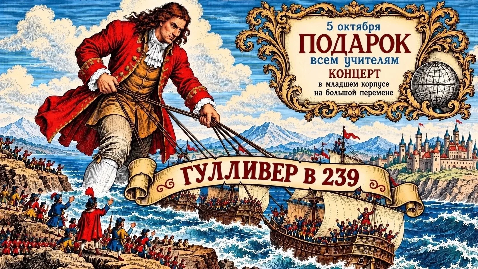 Юные таланты младшего корпуса приглашают всех на праздничный концерт, посвящённый Дню у...