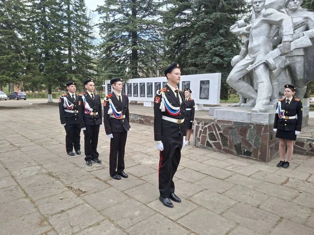 Патриотическая акция «Вахта Памяти», посвященная 81-й годовщине Великой Победы, состоялась сегодня в