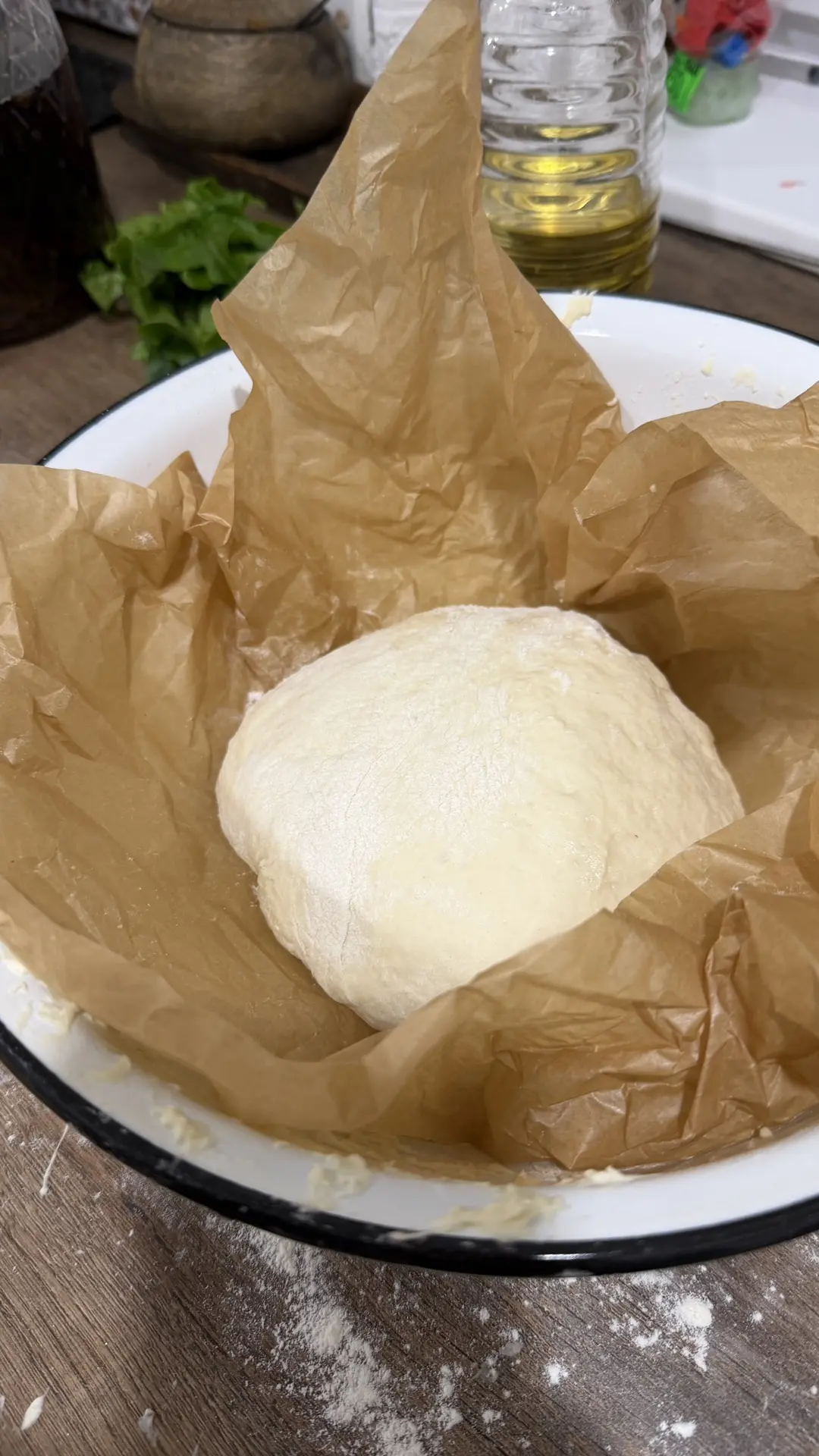 Домашний хлеб в казане- завтра будем пробовать🥖