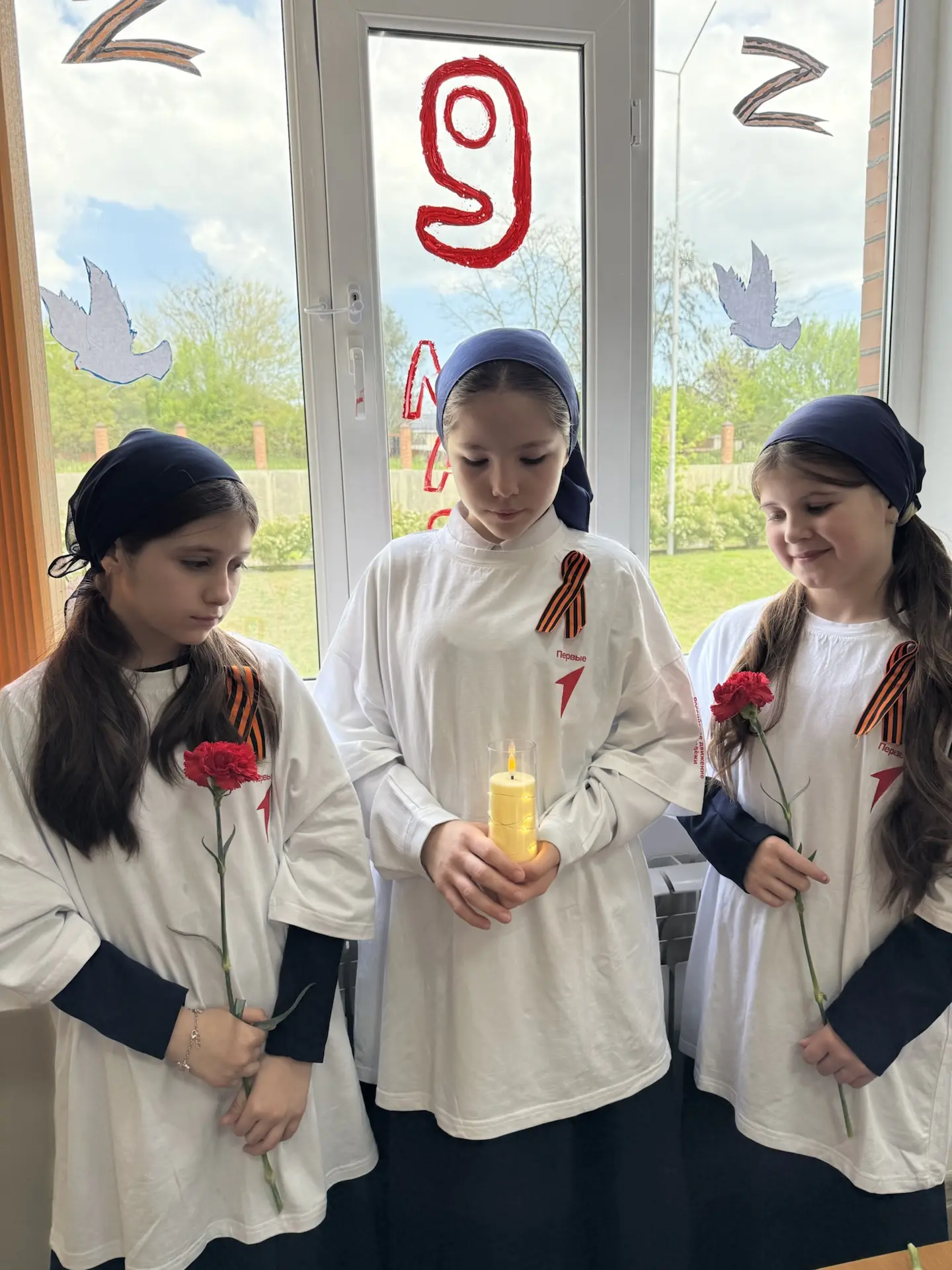 Обучающиеся МБОУ «СОШ № 24» г. Грозного присоединились к Всероссийской акции «Свеча памяти», приуроч