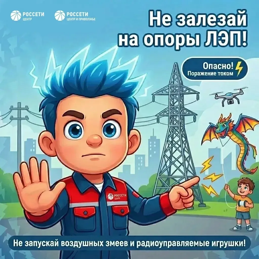 📌В преддверии летних каникул энергетики напоминают детям и родителям о правилах электр...