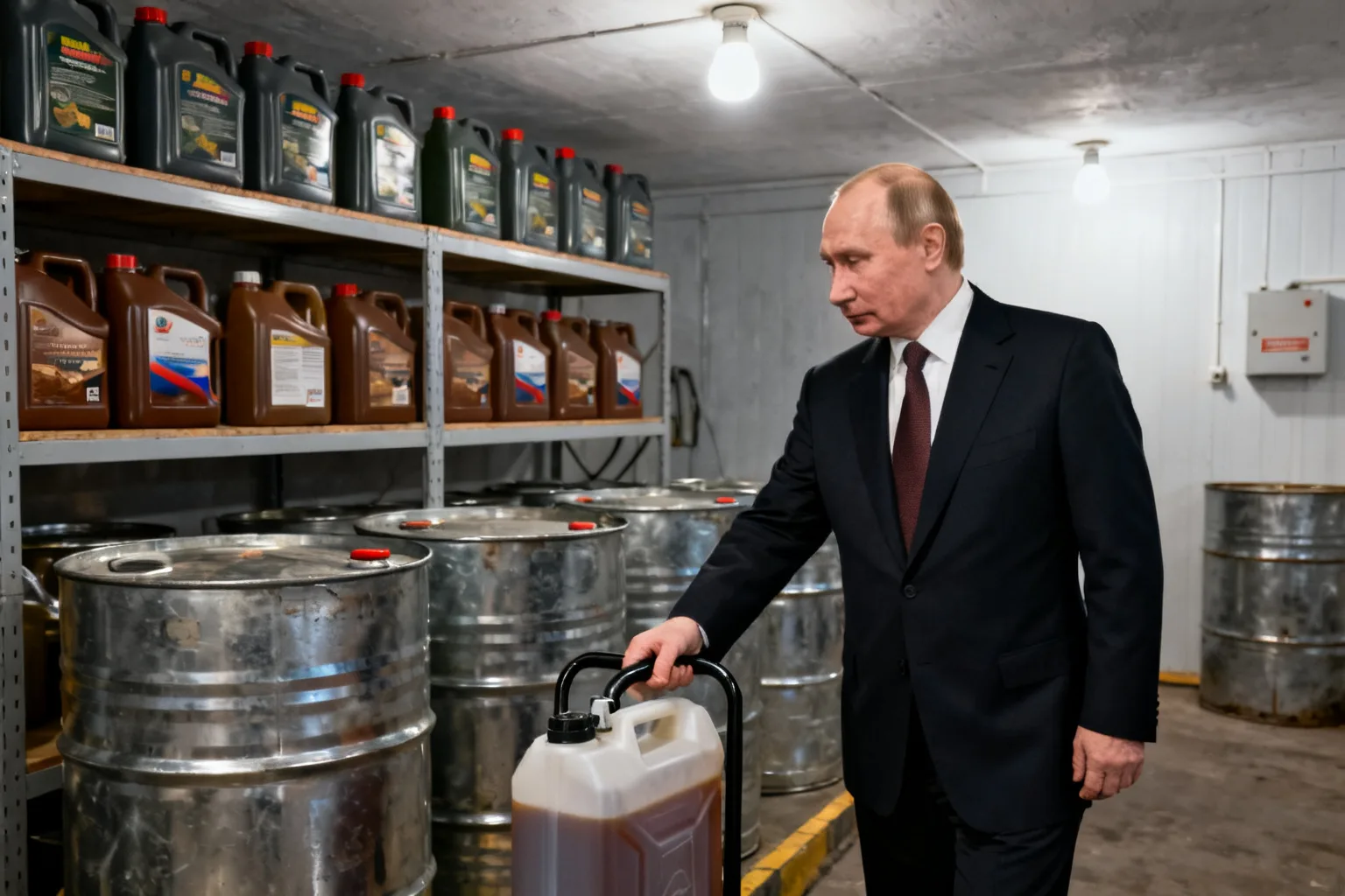 Путин: запасов дизеля в России достаточно, экспорт ограничен санкциями